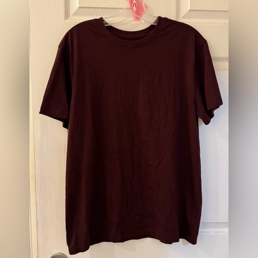 Goodfellow & Co Men Burgundy Short Sleeve Tee